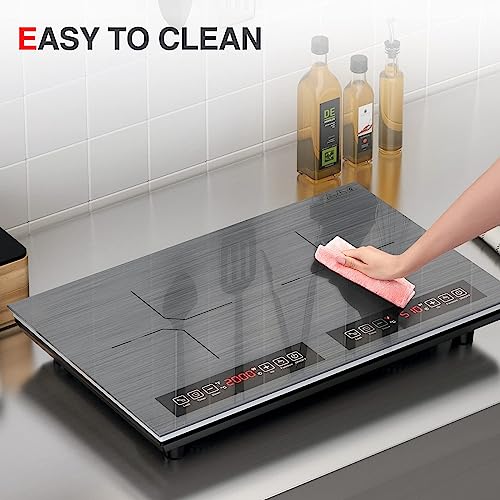 Double Induction Cooktop 2 Burner 110V 4000W Portable Table Stove
