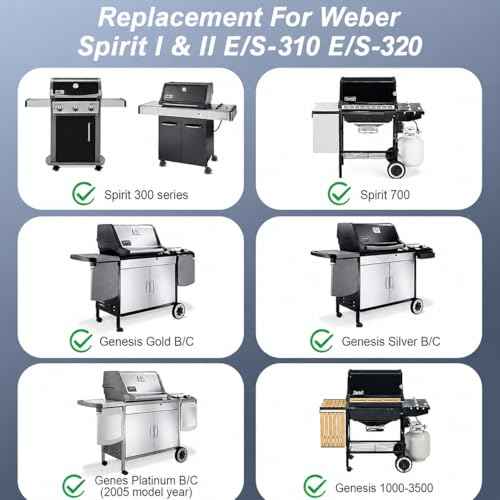 7639 Grill Grates for Weber Spirit 300 & GS4 Spirit II 300