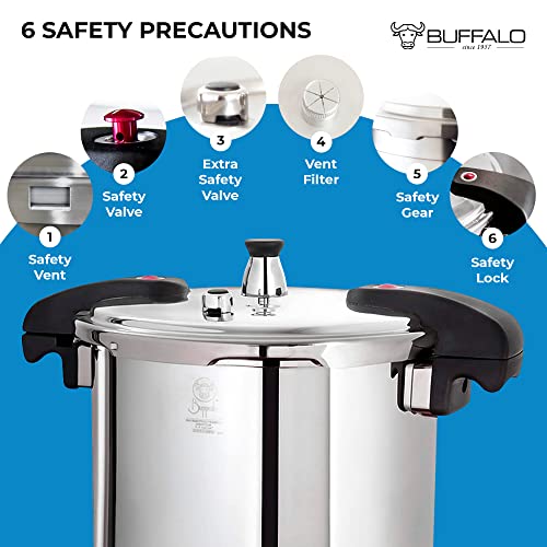15 Qt Pressure Cooker Stainless Steel