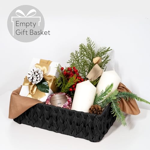 Wicker Storage Baskets for Shelves (2 Count)