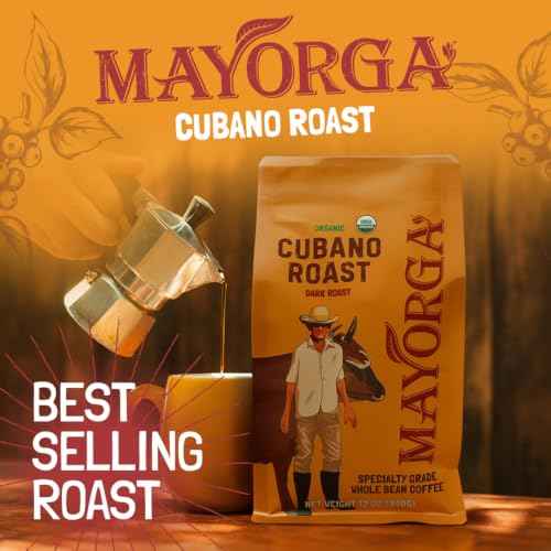 Organic Coffee 12oz Cafe Cubano Roast (12 Ounce)