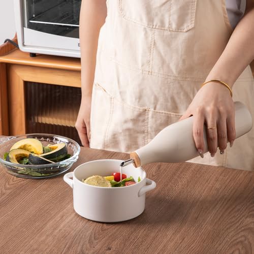 Sweejar Matte Ceramic Olive Oil Dispenser Bottle with Spout