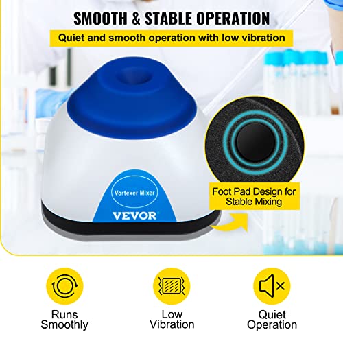 Vortex Mixer 3000RPM Mini Vortex Mixer Shaker