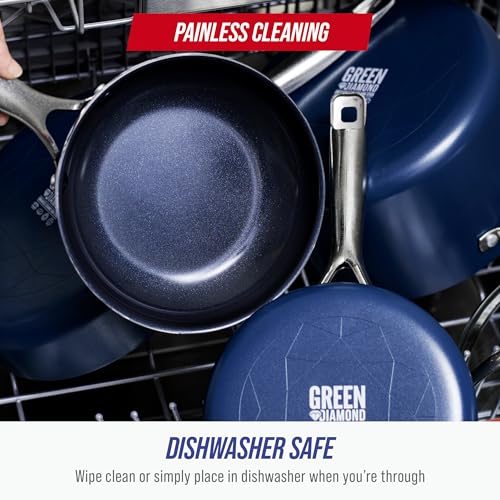 8" Diamond Infused Ceramic Nonstick Frying Pan Skillet