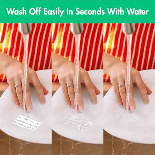 500 Dissolvable Food Labels