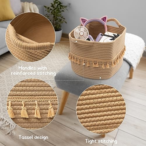 Storage Basket 3 Pack for Organizing (16 Ounce)