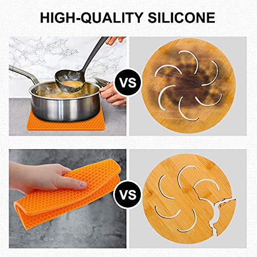 6 Pack Silicone Trivet Mat (6 Count)