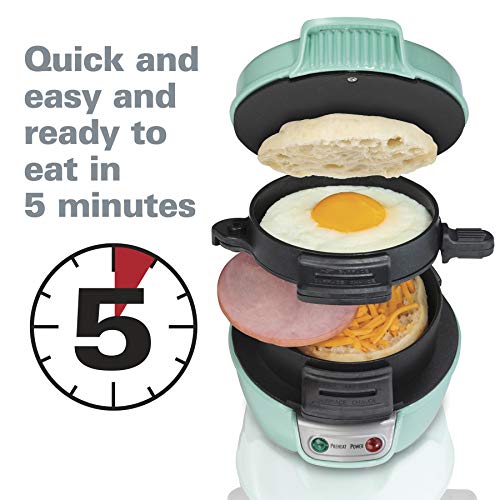 Breakfast Sandwich Maker with Egg Cooker Ring