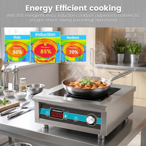 5000W Commercial Induction Cooktop