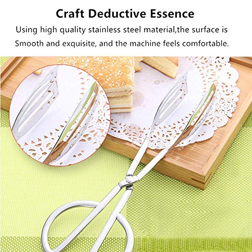 2 PACK Salad Tongs for Serving Buffet Party Catering with Stainless Steel Cooking Kitchen Tongs 10.3"