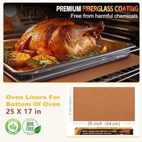 2 Pack Oven Liners for Bottom of Oven