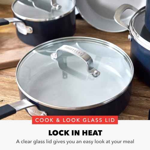 X Bobby Flay 10 Piece Ceramic Nonstick Cookware Set