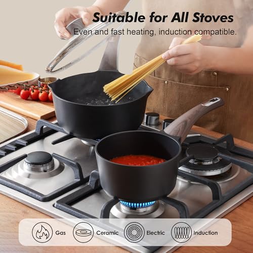 2.0 & 3.0 Quart Sauce Pan Sets with Lid