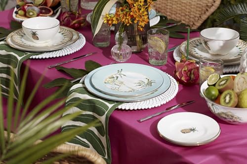 6226625 British Colonial Bamboo Accent Plate