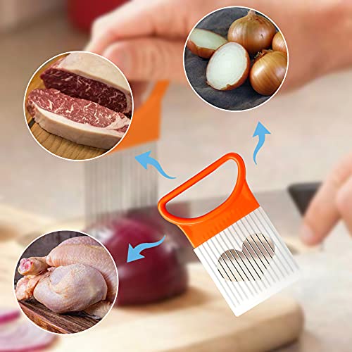 Stainless Steel Potato Crinkle Cutter Knife Set (4 Count)