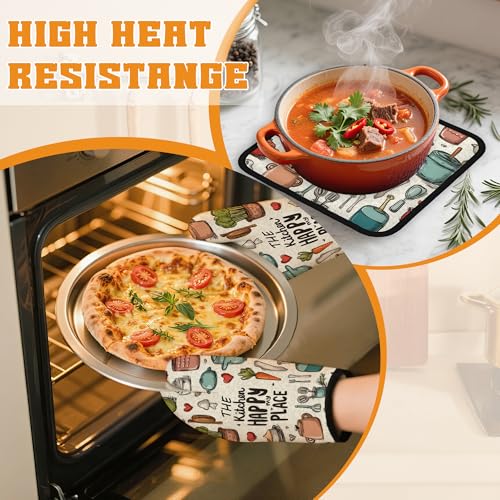 Oven Mitts and Pot Holders (4 Count)