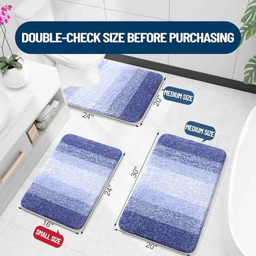 Bathroom Runner Rug 47x17