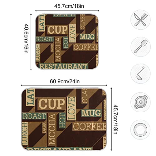 Super Absorbent Dish Drying Mat