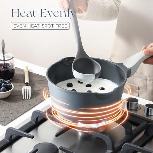 Ceramic Nonstick Saucepan with Lid
