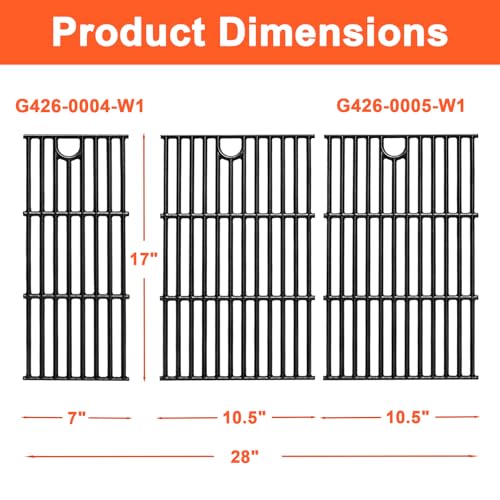 17" Grates & Grill Parts Kit for Charbroil Performance 5 Burner
