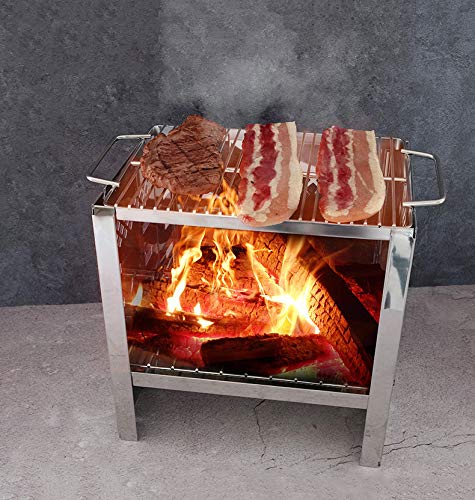 Cooking Grill Grate Cooking Grid 304 Stainless Steel with 0.4" Edge Height