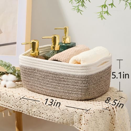 Small Storage Baskets for Organizing (3 Count)