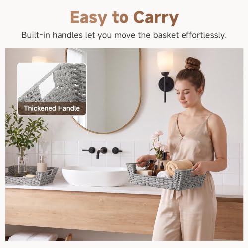 Pantry Baskets for Organizing (2 Count)