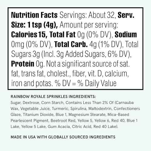 Rainbow Royale Mixed Candy Pearl Sprinkles 1 Pack