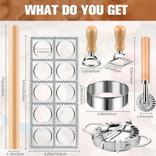 8 Pieces Ravioli Mold Set