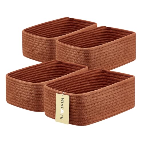 Small Storage Baskets for Organizing (4 Count)