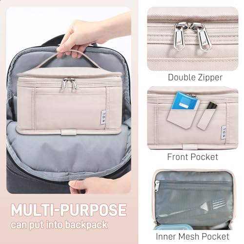 NOL Small Lunch Bag Mini Lunch Box Insulated Lunch Bag for Men