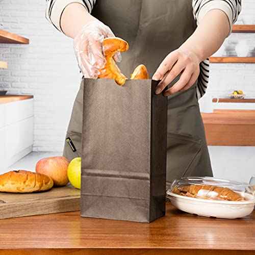 Bag Tek 6lb Paper Bags 100 Disposable Lunch Bags (100 Count)