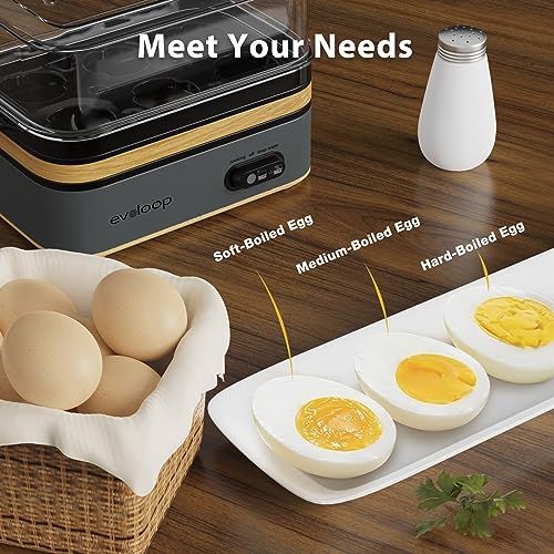 Rapid Egg Cooker Electric 6 Eggs Capacity (6 Count)