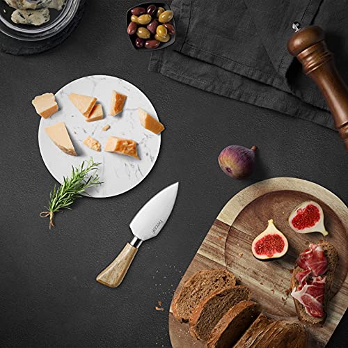 Oval Wooden Cheese Board Set