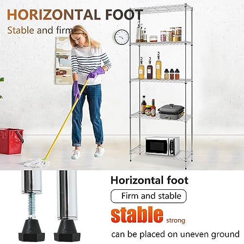 5 Tier Wire Shelf