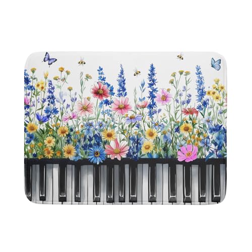 Wild Flowers Kitchen Drying Mat