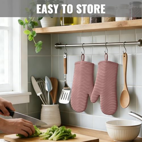 Silicone Oven Mitts (2 Count)