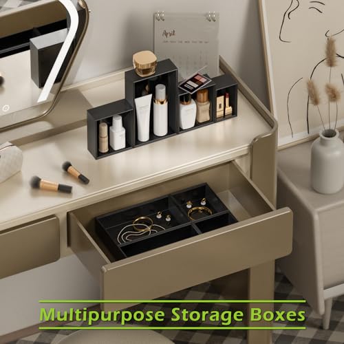 Bamboo Drawer Organizer (8 Count)