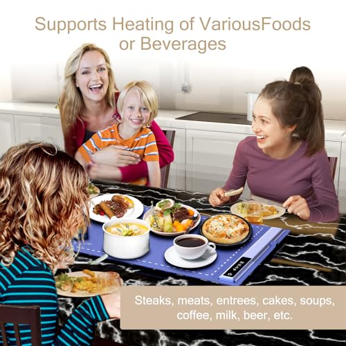 Foldable Silicone Electric Warming Tray (2 Count)