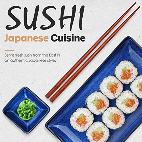 Ceramic Sushi Plates Set 6