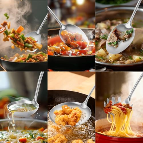 18 10 Stainless Steel Kitchen Utensils Set (10 Count)