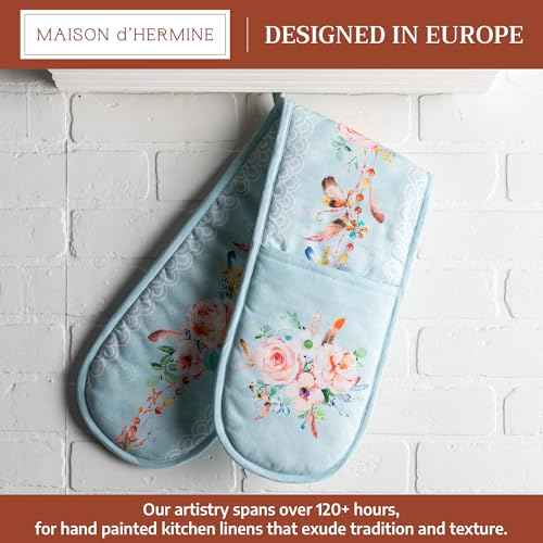 Double Oven Mitts 100% Cotton Double Oven Glove