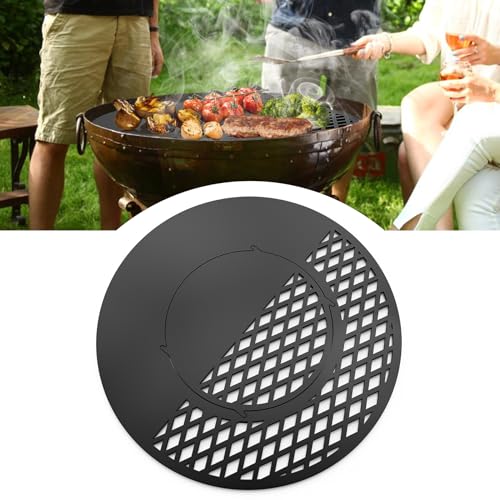 BBQ Griddle and Grate Combo Kit for Weber 22 inch Kettle Charcoal Grills