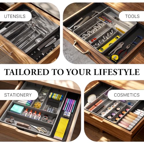 Expandable Kitchen Drawer Flatware Organizer