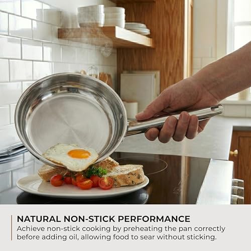 10 Inch Stainless Steel Frying Pan