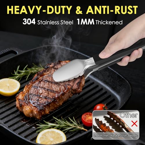 Stainless Steel Kitchen Tongs (2 Count)