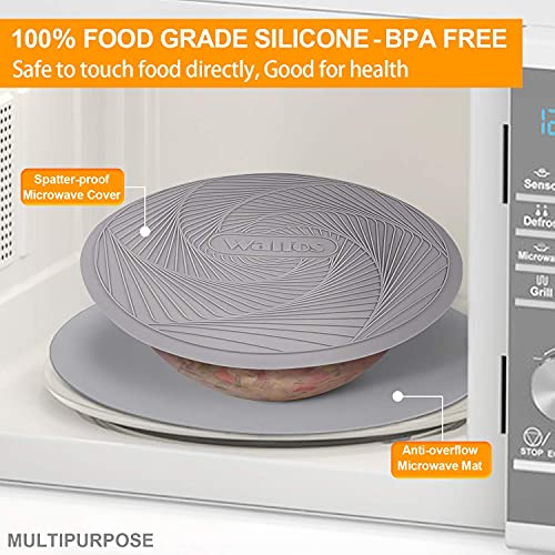 12 Inch Silicone Microwave Mat & Pot Holders