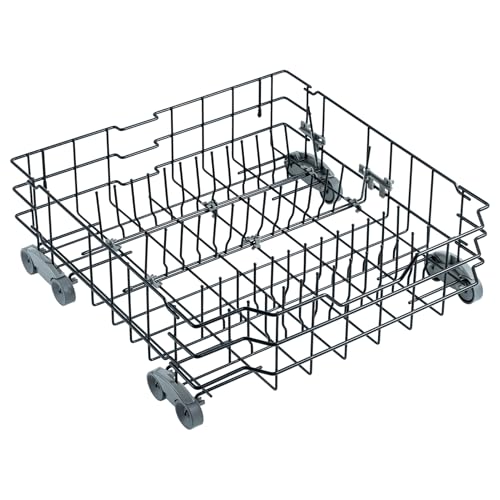 Upgraded WD28X25960 Dishwasher Lower Rack Replacement Parts for GE Dishwasher Bottom Rack Profile Triton XL Monogram Cafe Dishrack GE Dishwasher Rack Lower Drawer Tray With WD35X21041 Rollers