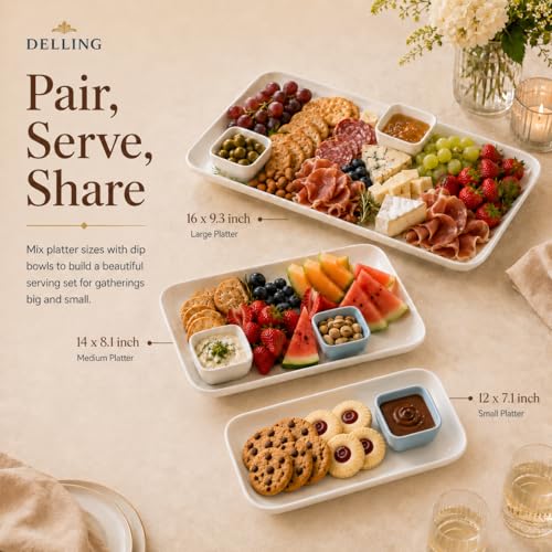 Large Serving Platter Set of 3 (3 Count)