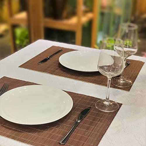 12 Pack Bamboo Placemats (12 Count)